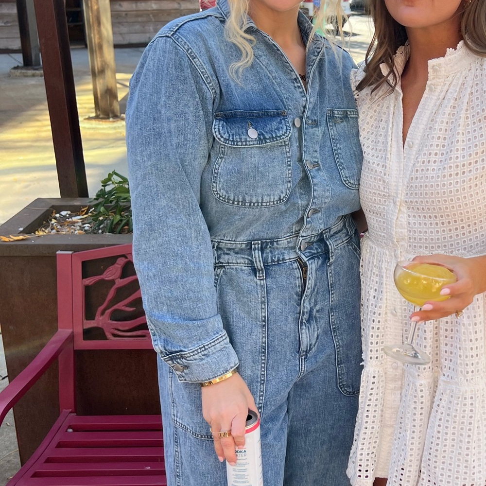Target Blue Denim Jumpsuit